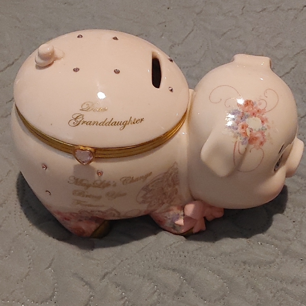 The Bradford Exchange Granddaughter Musical Piggy Bank